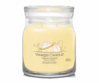 Svíčka ve skleněné dóze Yankee Candle, Vanilkový košíček,...