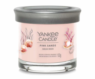 Svíčka ve skleněném válci Yankee Candle, Růžové písky, 122 g