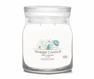 Svíčka ve skleněné dóze Yankee Candle, Dětský pudr, 368 g