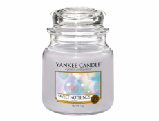 Svíčka ve skleněné dóze Yankee Candle, Sladké nic, 410 g