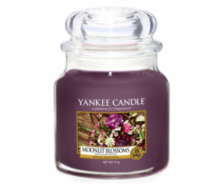 Svíčka ve skleněné dóze Yankee Candle, Květiny ve svitu m...