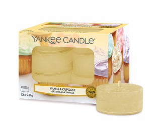 Svíčky čajové Yankee Candle, Vanilkový košíček, 12 ks