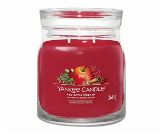 Svíčka ve skleněné dóze Yankee Candle, Věnec z červených ...