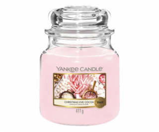 Svíčka ve skleněné dóze Yankee Candle, Vánoční kakao, 410 g