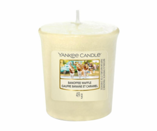 Svíčka Yankee Candle, Vafle s banány a karamelem, 49 g