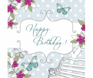 Clear Creation Swarovski Birthday Card Square Bench (CL1504)