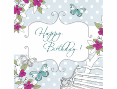 Clear Creation Swarovski Birthday Card Square Bench (CL1504)