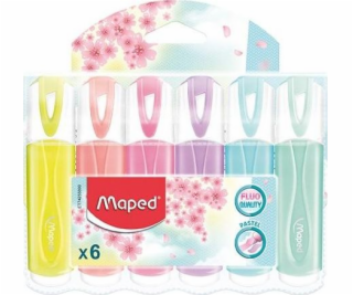 Maped Highlighter Fluo Peps pastel 6 barev MAPED