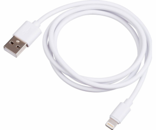 Akyga USB - Lightning kabel 1m bílý (AK-USB-30)