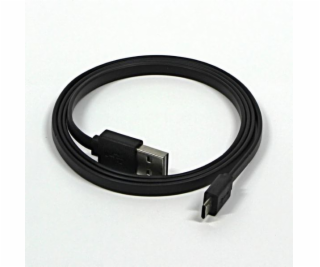 Kábel USB Logo USB-A - microUSB 1 m Czarny