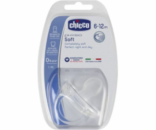 Chicco Smoczek Physio Soft silikónové bezbarwny 6m+ (180901)