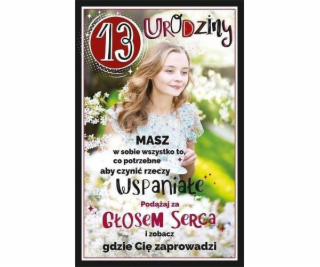 AbCard Přání k narozeninám 13. U99