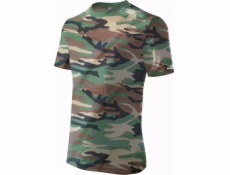 Pánské tričko Dedra XXXL, CAMO, 100% bavlna