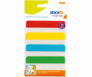 Stickn TAB IND.STICK N TRANSPARENT 38X76MM 4K – 21609