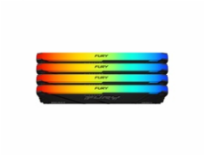 KINGSTON DIMM DDR4 32GB (Kit of 4) 3600MT/s CL17 FURY Beast RGB, XMP