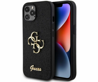 Guess PU Fixed Glitter 4G Metal Logo Zadní Kryt pro iPhon...