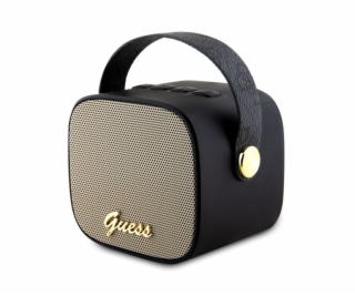 Guess Mini Bluetooth Speaker PU 4G Strap, černá Nové