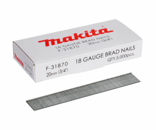 Makita Gauge Brad Nails 1,2x20mm F-31870  5000 pcs.