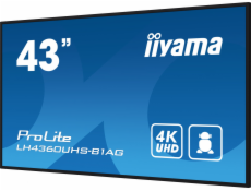 43  iiyama LH4360UHS-B1AG: VA,4K UHD,And.11,24/7