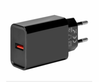 OBAL:ME Cestovní Nabíječka USB-A 18W Black