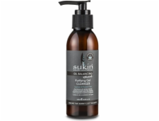 Sukin OIL BALANCING Čisticí gel na obličej s aktivním uhlím 125ml