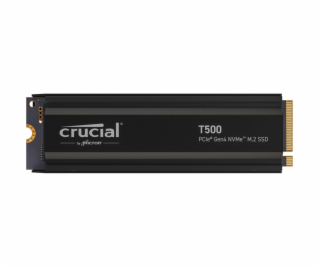 Crucial T500 with heatsink   2TB PCIe Gen4 NVMe M.2 SSD