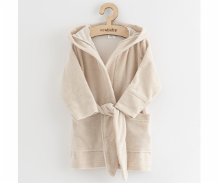 Dětský froté župan New Baby Comfortably beige