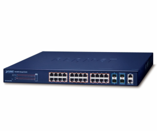 OPRAVENÉ - Planet SGS-5240-24P4X L2/L3 PoE switch, 24x 1G...