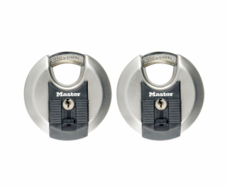 Master Lock Padlock 2-Disc Stainless Steel (70mm) M40E