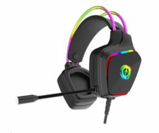 CANYON Herní headset Darkless GH-9A, LED, PC/PS4/Xbox, De...