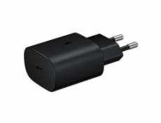 Samsung cestovní nabíječka EP-TA800EBE, PD, Fast charging, USB-C, 25 W, černá, (bulk)