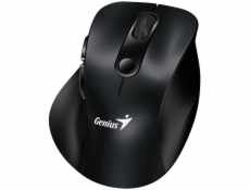 GENIUS Ergo 9000S Black/ duální Bluetooth + 2,4GHz/ 2400 dpi/ bezdrátová/ tichá/ černá