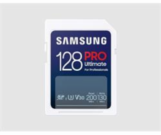 Samsung paměťová karta 128GB PRO ULTIMATE SDXC CL10 U3 V3...