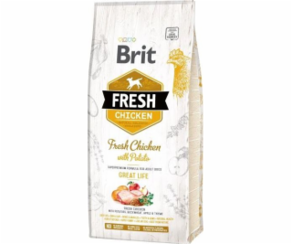 Brit Fresh Chicken with Potato Adult Great Life 2,5kg gra...