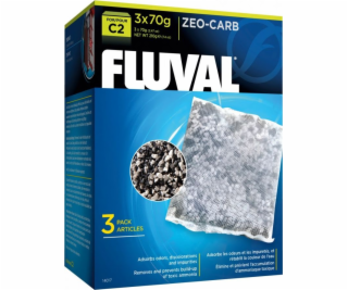 Uhlíková vložka Fluval Zeo-Carb pro filtr C2, 3x70g