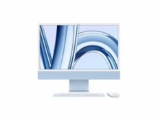 APPLE 24-inch iMac with Retina 4.5K display: M3 chip with 8-core CPU and 10-core GPU, 256GB SSD - Blue