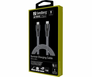 Kabel Sandberg SANDBERG Survivor USB-C-USB-C 1M