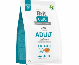 Dry food for adult dogs - BRIT Care Grain-free Adult Salm...