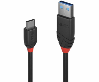 Kabel USB 3.2 Gen 2, USB-A samec > USB-C samec, Black Line