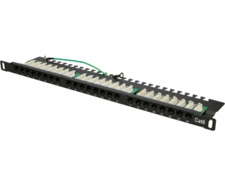 Patchpanel 24 0,5U CAT6 UTP portů