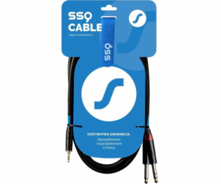 Kabel SSQ SSQ MIJM1 - 3,5 mm stereo jack - 2x 6,3 mm mono...