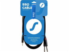 Kabel SSQ SSQ MIJM3 - 3,5 mm stereo jack - 2x 6,3 mm mono jack