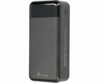 Powerbanka ExtraLink EPB-124 30000 mAh Černá