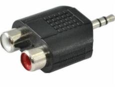 AV SSQ adaptér SSQ HA6 - Adaptér 2 x RCA samice - 3,5 mm stereo jack