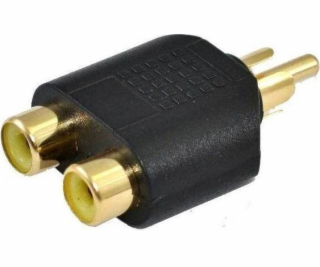 AV adaptér SSQ HA10 - Adaptér 2 x RCA zásuvka - RCA zástrčka