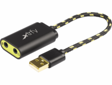  Xtrfy SC1 - černá - žlutá - USB - 2 x 3,5 mm - samec - samice - zlatá