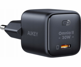 PA-B1L Black Omnia II Mini nástenná nabíjačka 1xUSB-C Pow...