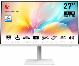 Moderní monitor MD2712PW 27  IPS/FHD/100Hz/4ms/bílý