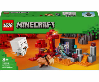 LEGO 21255 Minecraft Nether Portal Ambush, stavebnice