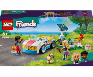  LEGO 42609 Friends Elektrické auto s nabíjecí stanicí, S...